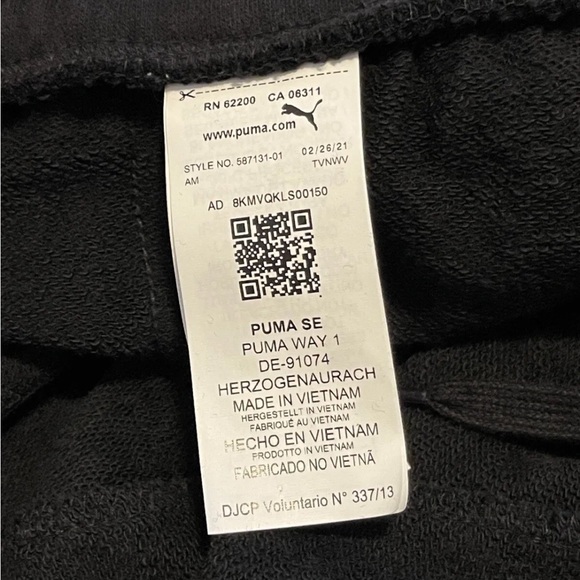 Men’s Shorts Plus Size 4XL Puma Invert Tape Mens Workout Shorts Black - Picture 10 of 11